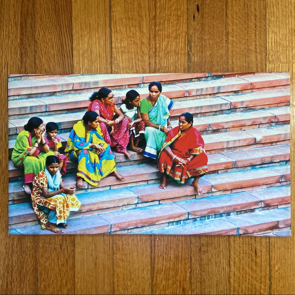 LADIES ON STEPS – Lotus Temple – New Delhi, India